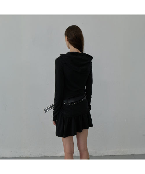 LCDC TM(エルシーディーシーティーエム)の「HOODED JERSEY DRESS (BLACK)(ワンピース・レディース・その他・SMALL/MEDIUM)」の7枚目の写真