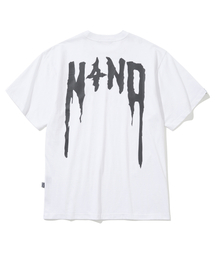 NOT4NERD(�m�b�g�t�H�[�i�[�h)��N4ND Drip Logo T-Shirts - White(T�V���c/�J�b�g�\�[)