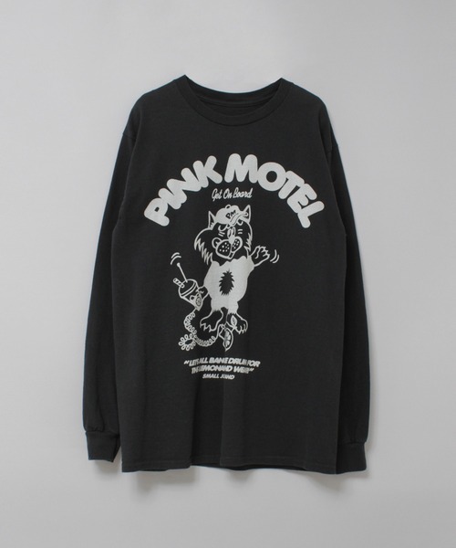 RNA(アールエヌエー)の「M2633 PINKMOTEL ベアープリントロンT(Tシャツ/カットソー・レディース・ピンク/ホワイト/ブラック・MEDIUM)」の12枚目の写真