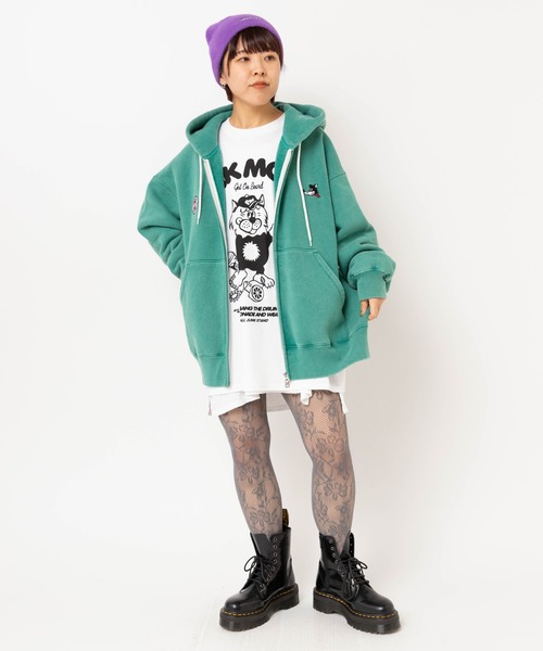 RNA(アールエヌエー)の「M2633 PINKMOTEL ベアープリントロンT(Tシャツ/カットソー・レディース・ピンク/ホワイト/ブラック・MEDIUM)」の18枚目の写真