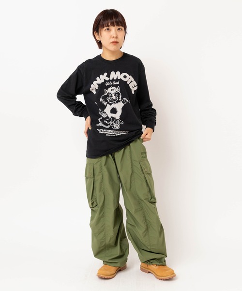 RNA(アールエヌエー)の「M2633 PINKMOTEL ベアープリントロンT(Tシャツ/カットソー・レディース・ピンク/ホワイト/ブラック・MEDIUM)」の20枚目の写真