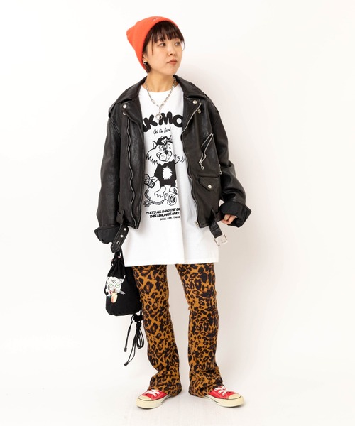 RNA(アールエヌエー)の「M2633 PINKMOTEL ベアープリントロンT(Tシャツ/カットソー・レディース・ピンク/ホワイト/ブラック・MEDIUM)」の19枚目の写真