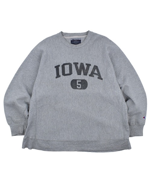 USED】Y2K Champion “IOWA” リバースウィーブ スウェット（スウェット
