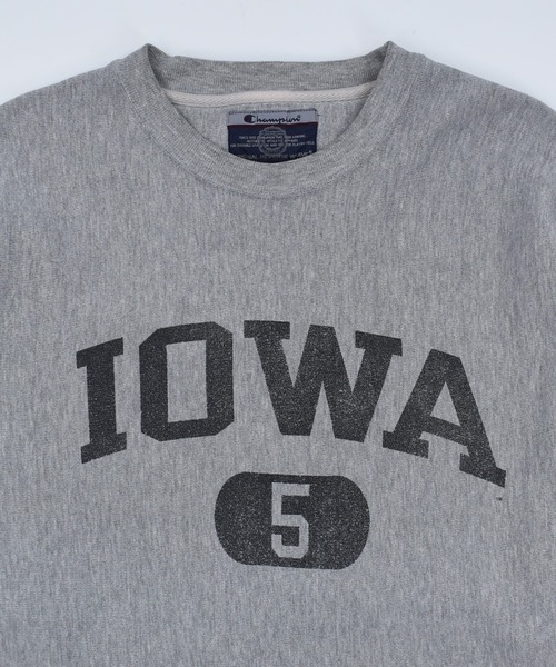 USED】Y2K Champion “IOWA” リバースウィーブ スウェット（スウェット