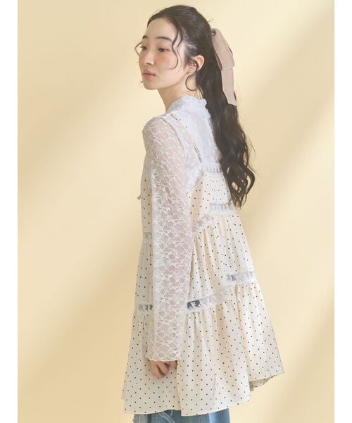 merry jenny(メリージェニー)の「dotベビードール(ワンピース・レディース・ブラック/アイボリー・FREE)」の14枚目の写真