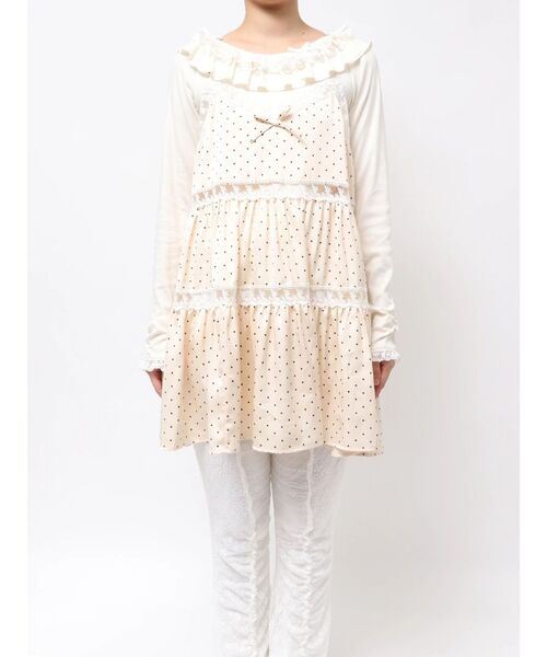 merry jenny(メリージェニー)の「dotベビードール(ワンピース・レディース・ブラック/アイボリー・FREE)」の16枚目の写真