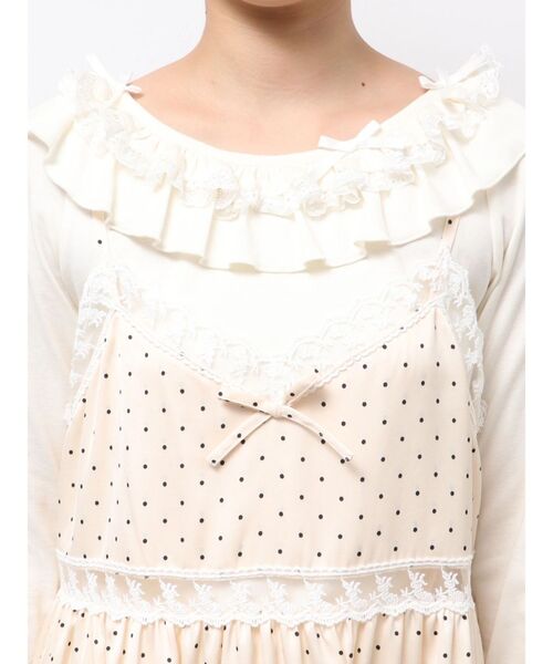 merry jenny(メリージェニー)の「dotベビードール(ワンピース・レディース・ブラック/アイボリー・FREE)」の19枚目の写真