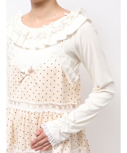 merry jenny(メリージェニー)の「dotベビードール(ワンピース・レディース・ブラック/アイボリー・FREE)」の20枚目の写真