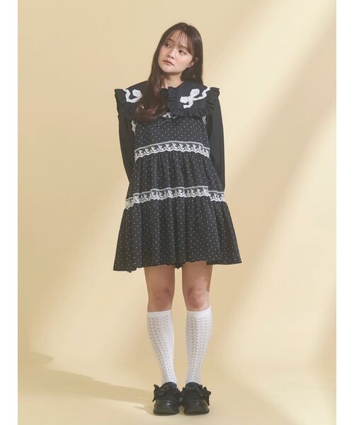 merry jenny(メリージェニー)の「dotベビードール(ワンピース・レディース・ブラック/アイボリー・FREE)」の19枚目の写真