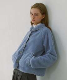 YUPPE（ヨッペ）の「オープンフリースジャケット_スカイブルー（その他アウター）」