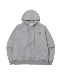 MUCENT（ムセント）の「デンバー2ウェイフードジップアップ(ブラック、グレー、ホワイトメランジ)（パーカー）」