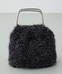 ラメシャギーメタルハンドルバッグ【着用画像あり】