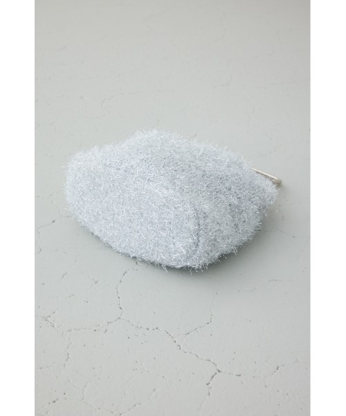 AZUL by moussy(アズールバイマウジー)の「ラメシャギーメタルハンドルバッグ【着用画像あり】(ショルダーバッグ・レディース・ブラック/シルバー・FREE)」の14枚目の写真