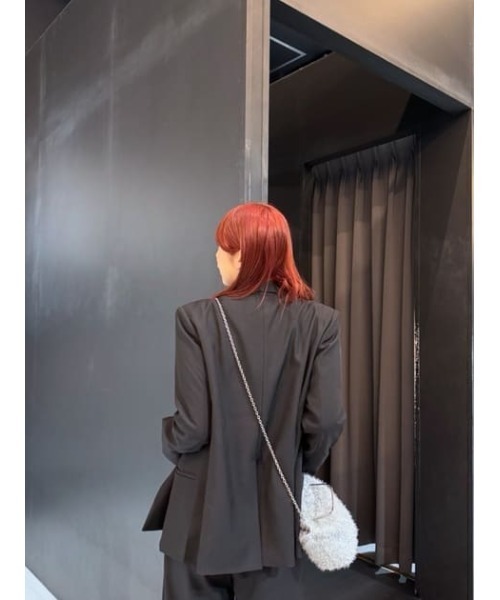 AZUL by moussy(アズールバイマウジー)の「ラメシャギーメタルハンドルバッグ【着用画像あり】(ショルダーバッグ・レディース・ブラック/シルバー・FREE)」の17枚目の写真