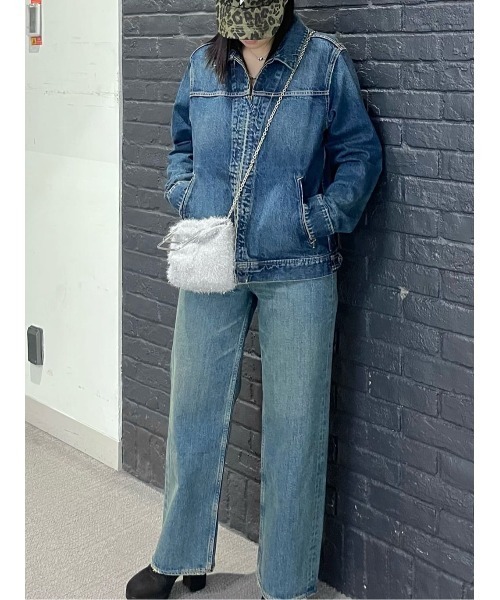 AZUL by moussy(アズールバイマウジー)の「ラメシャギーメタルハンドルバッグ【着用画像あり】(ショルダーバッグ・レディース・ブラック/シルバー・FREE)」の21枚目の写真