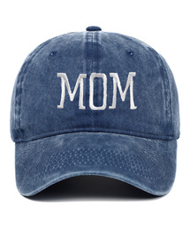 SILVER BULLET（シルバーバレット）の「『SBLTR』ユニセックス レトロカジュアル MOM DAD MINI刺繍 ビンテージ風ピグメントキャップ パパママペアルック（キャップ）」