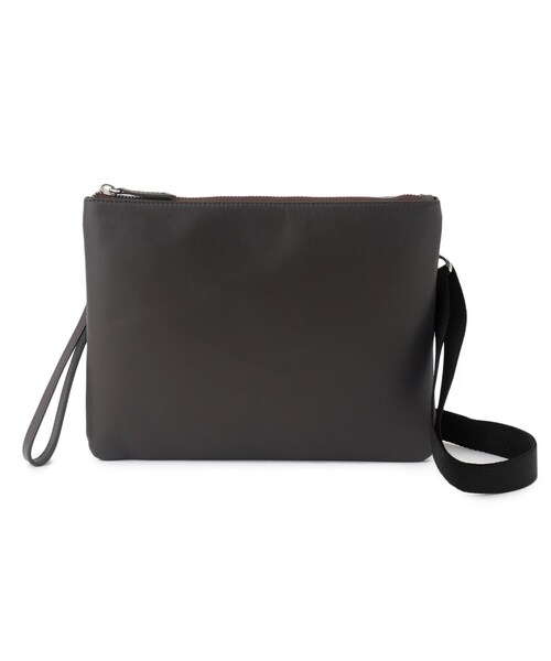 tk.TAKEO KIKUCHI（ティーケータケオキクチ）の「【WEB限定】レザー2WAYサコッシュバッグ（ショルダーバッグ・メンズ・ネイビー/ダークブラウン/ブラック・00）」の4枚目の写真