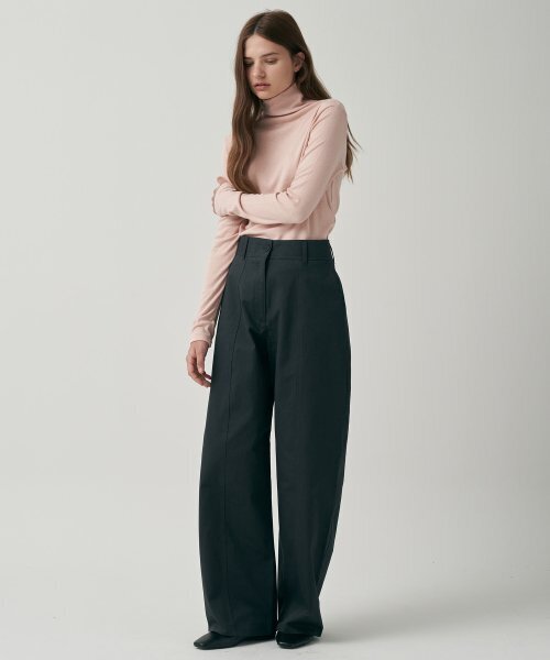 MOTT(モット)の「コットンラウンドステッチパンツ - グレー(その他パンツ・レディース・その他・SMALL/MEDIUM)」の3枚目の写真