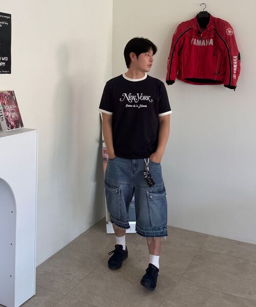 ECORR（エコル）の「[ユニセックス] クラシックシティリンガーTシャツ_ホワイト（Tシャツ/カットソー・レディース・その他・1/2/3/0）」の9枚目の写真