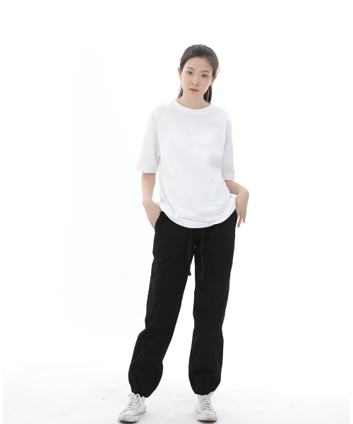 SAINTCREW(セントクルー)の「ストレートツーレイヤーカーゴジョガーパンツ ST2-309CJ ブラック(スウェットパンツ・メンズ・その他・SMALL/MEDIUM/LARGE/X-LARGE)」の4枚目の写真