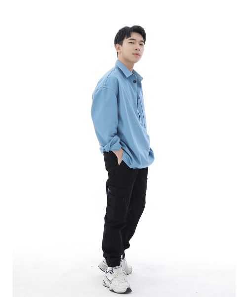 SAINTCREW(セントクルー)の「ストレートツーレイヤーカーゴジョガーパンツ ST2-309CJ ブラック(スウェットパンツ・メンズ・その他・SMALL/MEDIUM/LARGE/X-LARGE)」の10枚目の写真