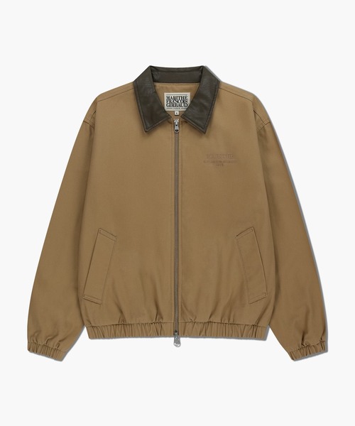 MARITHE + FRANCOIS GIRBAUD(マリテフランソワジルボー)の「GRAPHIC EMBROIDERY COTTON BOMBER JACKET(ブルゾン・レディース・Navy/Beige・LARGE/MEDIUM)」の6枚目の写真