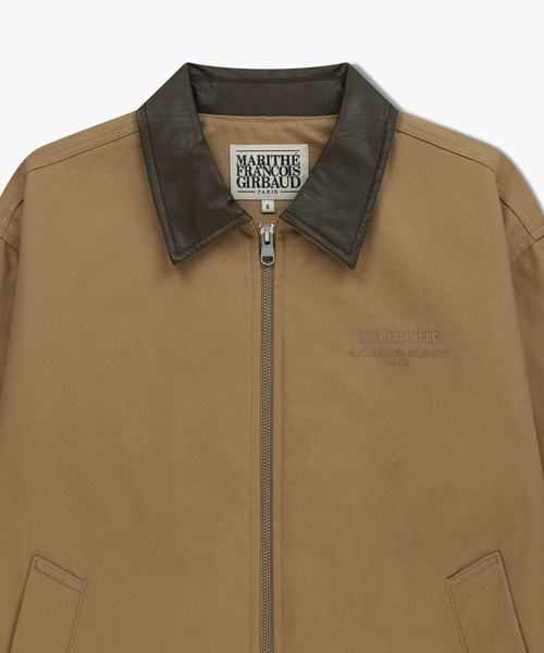 MARITHE + FRANCOIS GIRBAUD(マリテフランソワジルボー)の「GRAPHIC EMBROIDERY COTTON BOMBER JACKET(ブルゾン・レディース・Navy/Beige・LARGE/MEDIUM)」の8枚目の写真