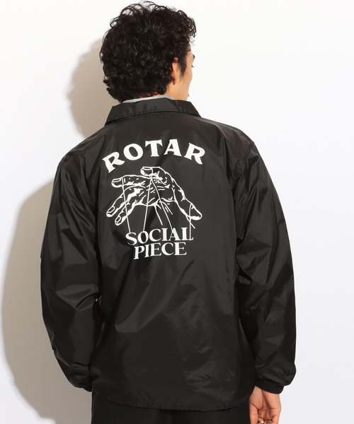 ROTAR（ローター）の「SOCIAL PIECE coach JKT（ナイロンジャケット・メンズ・ブラック/チャコールグレー/パープル・MEDIUM/LARGE/X-LARGE）」の14枚目の写真