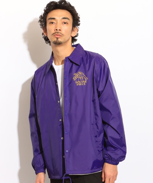 ROTAR（ローター）の「SOCIAL PIECE coach JKT（ナイロンジャケット・メンズ・ブラック/チャコールグレー/パープル・MEDIUM/LARGE/X-LARGE）」の17枚目の写真