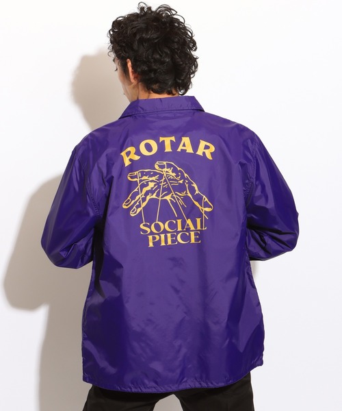 ROTAR（ローター）の「SOCIAL PIECE coach JKT（ナイロンジャケット・メンズ・ブラック/チャコールグレー/パープル・MEDIUM/LARGE/X-LARGE）」の18枚目の写真