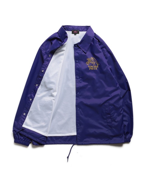 ROTAR（ローター）の「SOCIAL PIECE coach JKT（ナイロンジャケット・メンズ・ブラック/チャコールグレー/パープル・MEDIUM/LARGE/X-LARGE）」の9枚目の写真