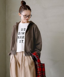 SOLAMONAT LARME（ソラモナラーム）の「裏毛スウェットジップパーカー（パーカー）」