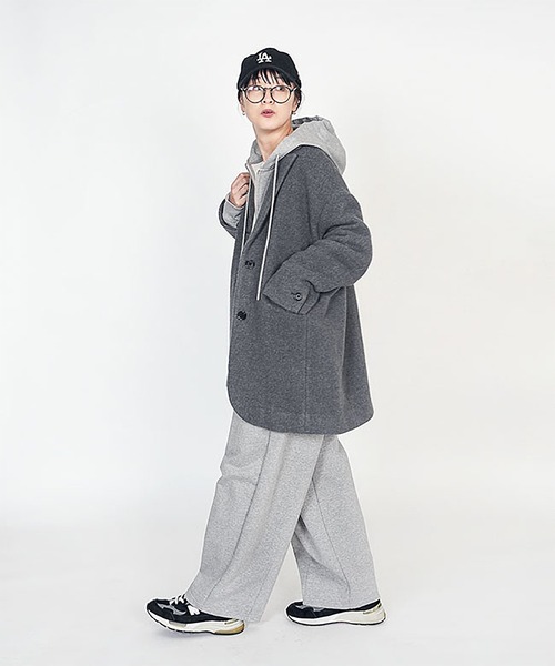 裏毛スウェットジップパーカー（パーカー）｜SOLAMONAT LARME