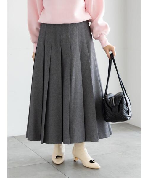 Te chichi(テチチ)の「チェックアソートロングプリーツスカート(スカート・レディース・グレー/ネイビー/オレンジ/オフホワイト・F)」の10枚目の写真