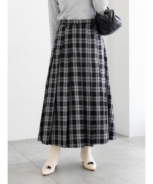 Te chichi(テチチ)の「チェックアソートロングプリーツスカート(スカート・レディース・グレー/ネイビー/オレンジ/オフホワイト・F)」の18枚目の写真