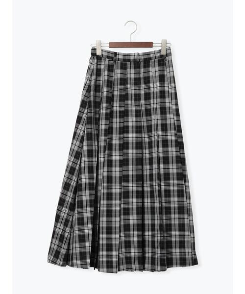 Te chichi(テチチ)の「チェックアソートロングプリーツスカート(スカート・レディース・グレー/ネイビー/オレンジ/オフホワイト・F)」の22枚目の写真