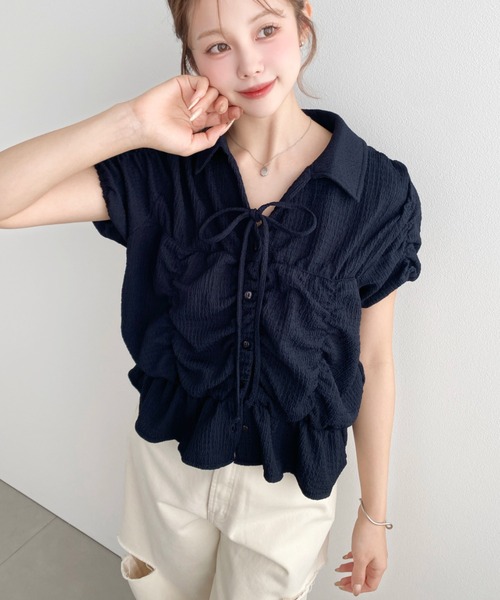 まき様ご専用♡未使用♡ Theory セオリー　スキッパー シャツ ブラウス Theory - まき様ご専用♡未使用♡ Theory セオリー スキッパー シャツ