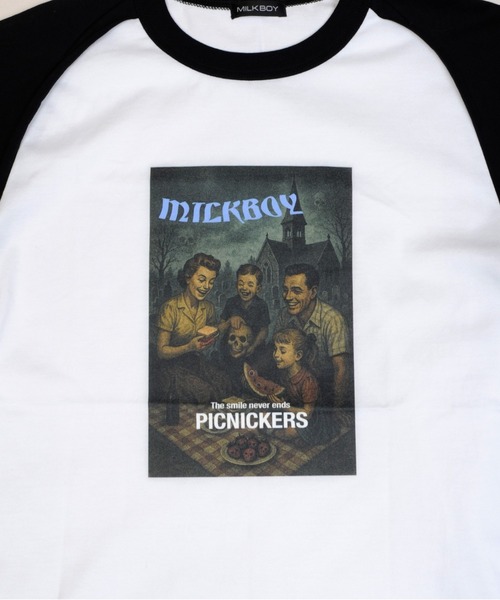 MILKBOY（ミルクボーイ）の「PICNICKERS RAGLAN Tシャツ（Tシャツ/カットソー・メンズ・A/B・FREE）」の11枚目の写真