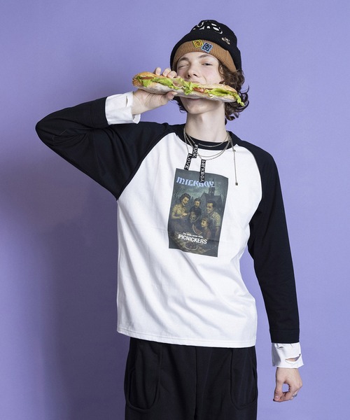 MILKBOY（ミルクボーイ）の「PICNICKERS RAGLAN Tシャツ（Tシャツ/カットソー・メンズ・A/B・FREE）」の3枚目の写真