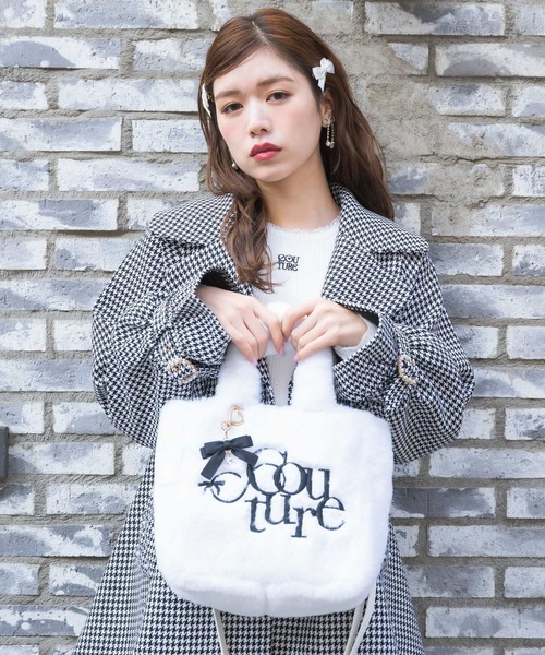 couture BY ROJITA(クチュールバイロジータ)の「ファートートバッグ(トートバッグ・レディース・ブルー/ブラック/ホワイト・FREE)」の11枚目の写真