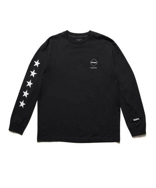 F.C.Real Bristol（エフシーレアルブリストル）の「5-STAR L/S TEE（Tシャツ/カットソー・メンズ・ブラック/ピンク/グリーン/ホワイト/ネイビー/イエロー・MEDIUM/LARGE/X-LARGE）」の3枚目の写真