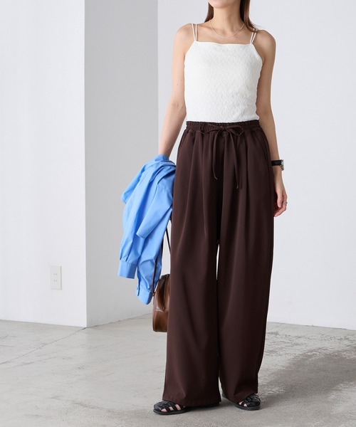 BONLECILL（ボンルシール）の「カップ付き総レースキャミソール（キャミソール・レディース・アイボリー/ブラック・S/M/L）」の11枚目の写真