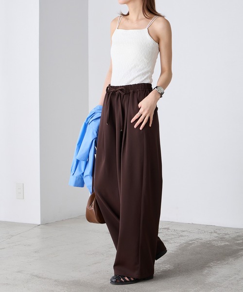 BONLECILL（ボンルシール）の「カップ付き総レースキャミソール（キャミソール・レディース・アイボリー/ブラック・S/M/L）」の12枚目の写真