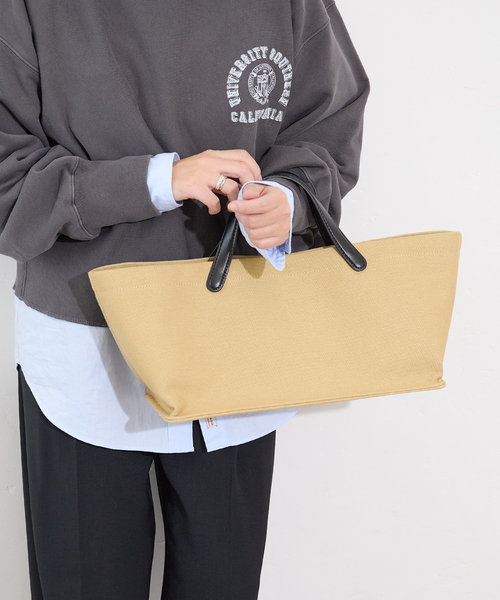 ARTESANOS（アルテサノス）の「【ARTESANOS/アルテサノス】バゲットキャンバスBAG（ハンドバッグ・レディース・グリーン/ベージュ・FREE）」の3枚目の写真