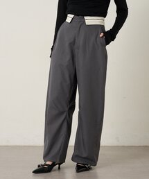mline | [mline]フラップウエスト スラックス(その他パンツ)