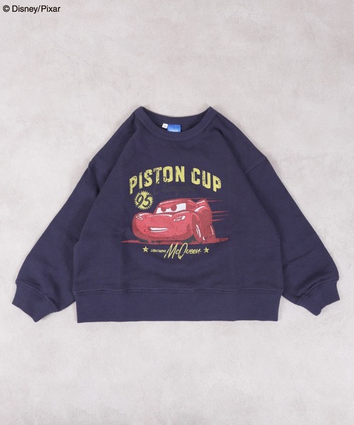 Disney（ディズニー）の「【Disney】別注プリントスウェット（スウェット・キッズ・ネイビー/ブラック/オフホワイト/イエロー/ブルー/ホワイト系その他/グリーン/ピンク/ラベンダー/レッド・100/90/80/95/110/150/140/130/120）」の5枚目の写真