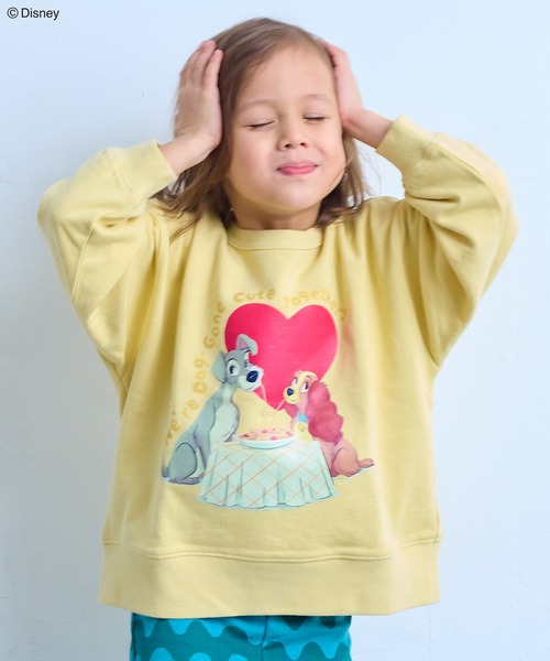 Disney（ディズニー）の「【Disney】別注プリントスウェット（スウェット・キッズ・ネイビー/ブラック/オフホワイト/イエロー/ブルー/ホワイト系その他/グリーン/ピンク/ラベンダー/レッド・100/90/80/95/110/150/140/130/120）」の8枚目の写真