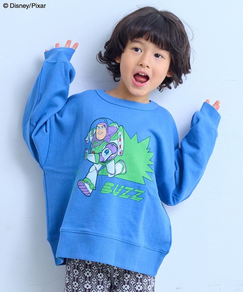 Disney（ディズニー）の「【Disney】別注プリントスウェット（スウェット・キッズ・ネイビー/ブラック/オフホワイト/イエロー/ブルー/ホワイト系その他/グリーン/ピンク/ラベンダー/レッド・100/90/80/95/110/150/140/130/120）」の6枚目の写真