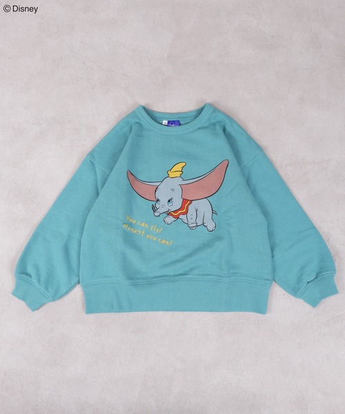 Disney（ディズニー）の「【Disney】別注プリントスウェット（スウェット・キッズ・ネイビー/ブラック/オフホワイト/イエロー/ブルー/ホワイト系その他/グリーン/ピンク/ラベンダー/レッド・100/90/80/95/110/150/140/130/120）」の4枚目の写真