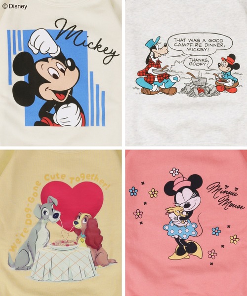 Disney（ディズニー）の「【Disney】別注プリントスウェット（スウェット・キッズ・ネイビー/ブラック/オフホワイト/イエロー/ブルー/ホワイト系その他/グリーン/ピンク/ラベンダー/レッド・100/90/80/95/110/150/140/130/120）」の12枚目の写真